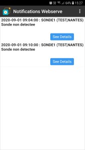 Free alalrm notification for temperature alert.